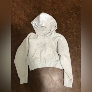 TNA Cropped Zip Hoodie